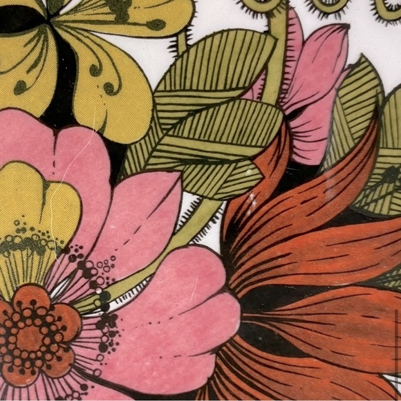 Vintage Ridgway Ironstone Kyoto Flower Pattern Side Snack Plates x4 - Picture 8 of 11